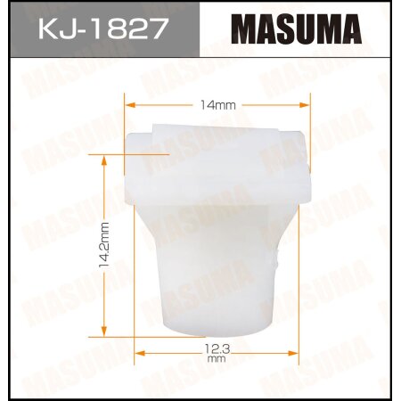 Retainer clip Masuma plastic, KJ-1827