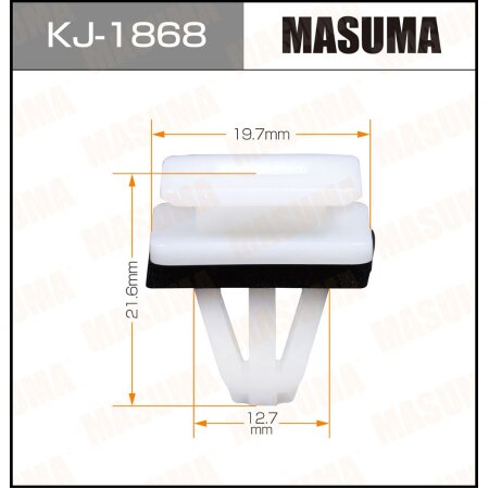 Retainer clip Masuma plastic, KJ-1868