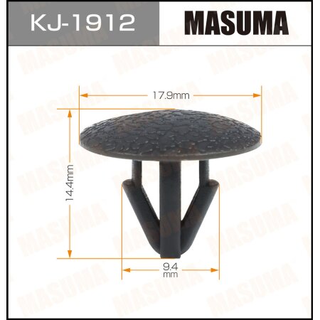 Retainer clip Masuma plastic, KJ-1912