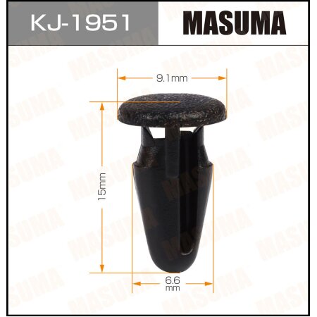 Retainer clip Masuma plastic, KJ-1951