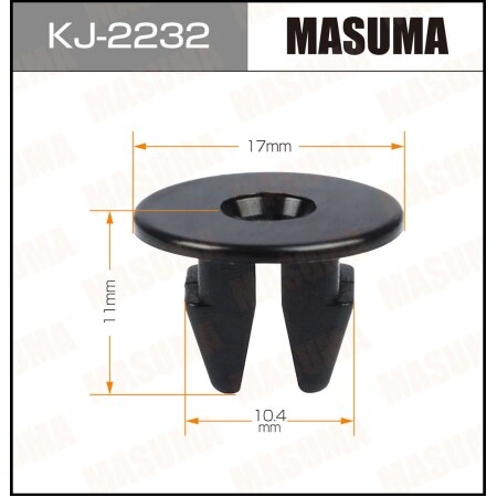 Retainer clip Masuma plastic, KJ-2232