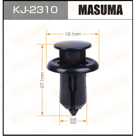 Retainer clip Masuma plastic, KJ-2310