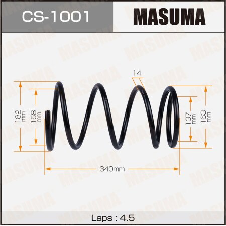Coil spring Masuma, CS-1001