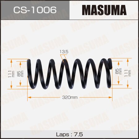 Coil spring Masuma, CS-1006