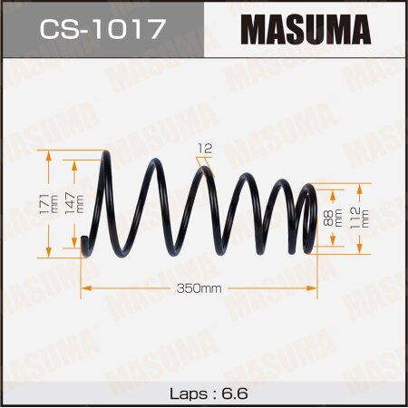 Coil spring Masuma, CS-1017