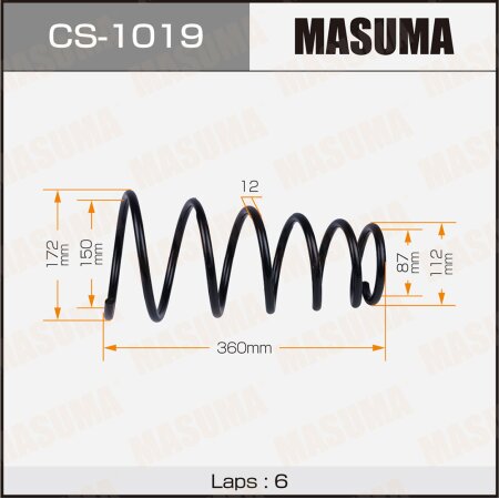 Coil spring Masuma, CS-1019