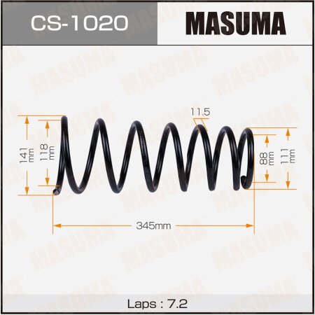 Coil spring Masuma, CS-1020