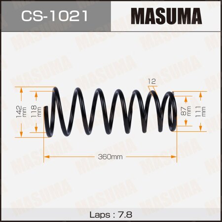 Coil spring Masuma, CS-1021