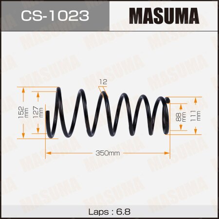 Coil spring Masuma, CS-1023