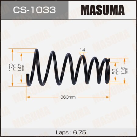 Coil spring Masuma, CS-1033