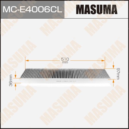 Cabin air filter Masuma charcoal, MC-E4006CL