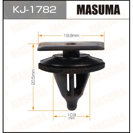 Retainer clip Masuma plastic, KJ-1782