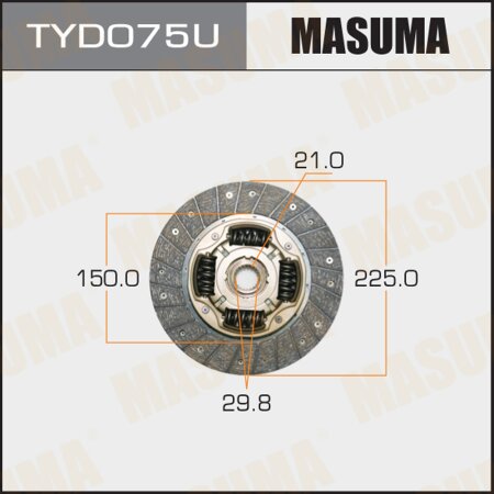 Clutch disc Masuma, TYD075U