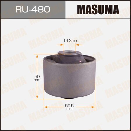 Silent block suspension bush Masuma, RU-480