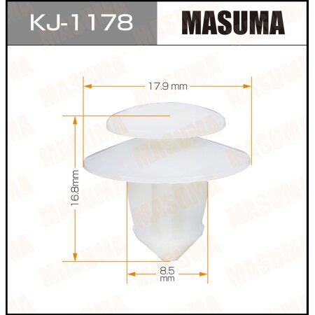 Retainer clip Masuma plastic, KJ-1178