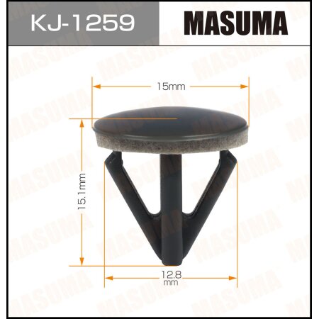 Retainer clip Masuma plastic, KJ-1259