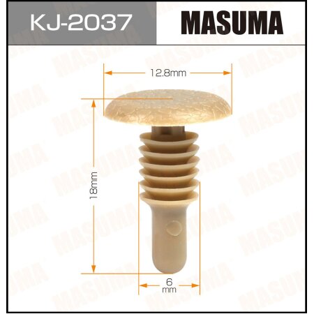 Retainer clip Masuma plastic, KJ-2037