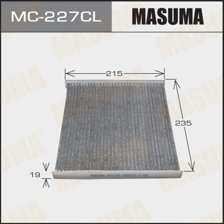 Cabin air filter Masuma charcoal, MC-227CL