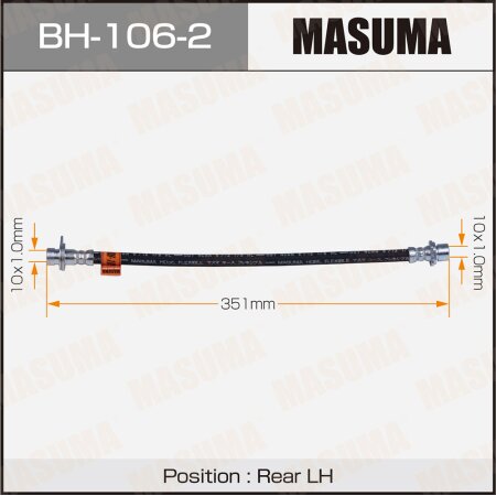 Brake hose Masuma, BH-106-2