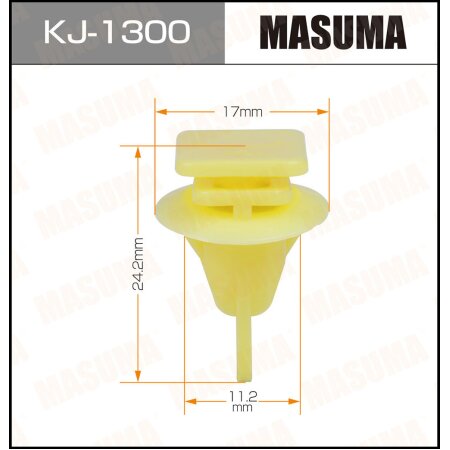 Retainer clip Masuma plastic, KJ-1300