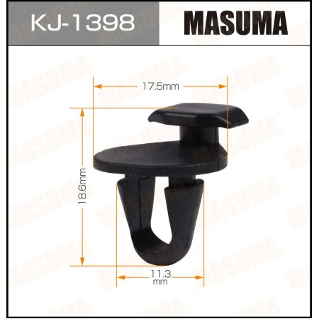 Retainer clip Masuma plastic, KJ-1398