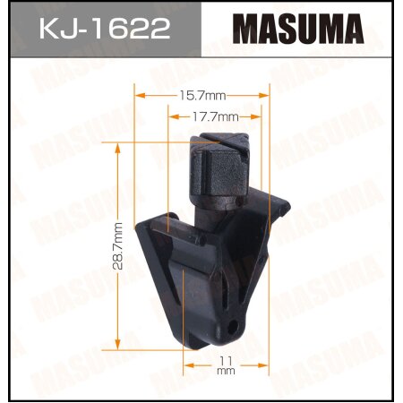 Retainer clip Masuma plastic, KJ-1622