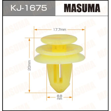 Retainer clip Masuma plastic, KJ-1675