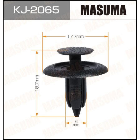 Retainer clip Masuma plastic, KJ-2065