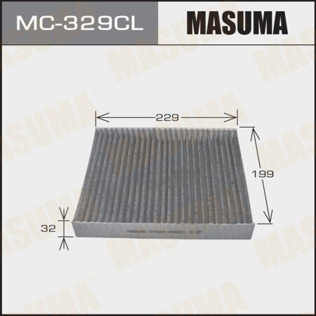 Cabin air filter Masuma charcoal, MC-329CL