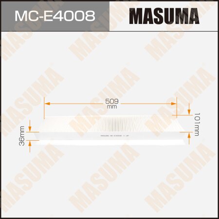 Cabin air filter Masuma, MC-E4008