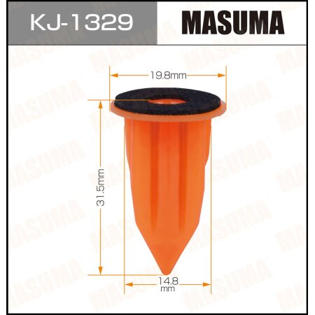 Retainer clip Masuma plastic, KJ-1329