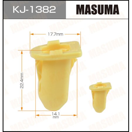 Retainer clip Masuma plastic, KJ-1382