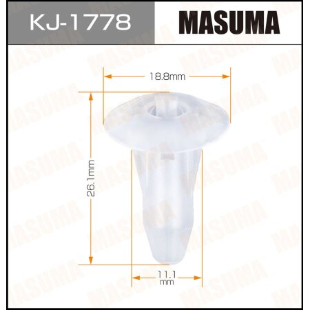 Retainer clip Masuma plastic, KJ-1778