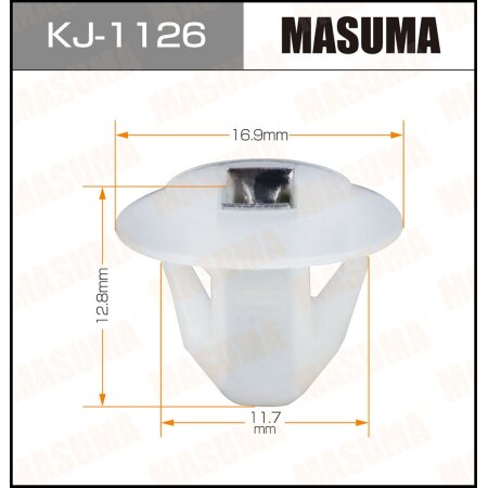 Retainer clip Masuma plastic, KJ-1126