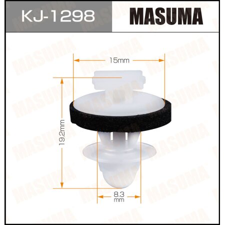 Retainer clip Masuma plastic, KJ-1298