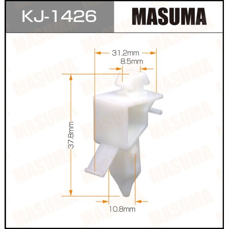 Retainer clip Masuma plastic, KJ-1426