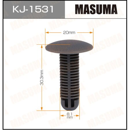 Retainer clip Masuma plastic, KJ-1531