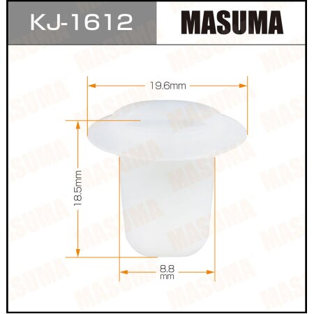 Retainer clip Masuma plastic, KJ-1612