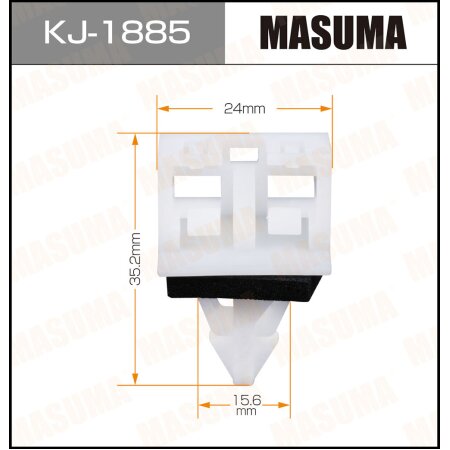 Retainer clip Masuma plastic, KJ-1885