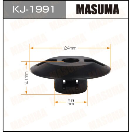 Retainer clip Masuma plastic, KJ-1991