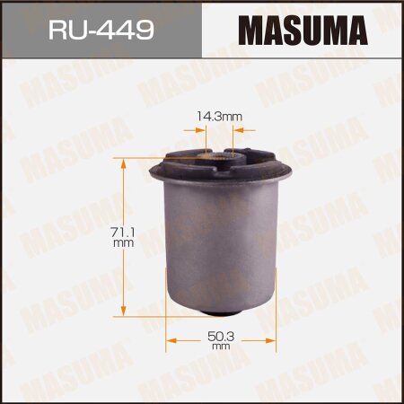 Silent block suspension bush Masuma, RU-449