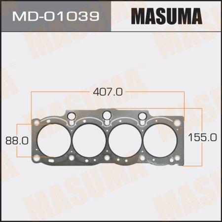 Head gasket (graphene-elastomer) Masuma, thickness 1,60mm, MD-01039