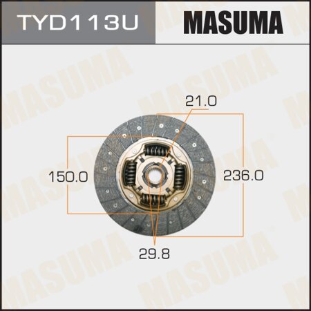 Clutch disc Masuma, TYD113U