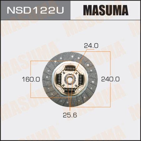 Clutch disc Masuma, NSD122U