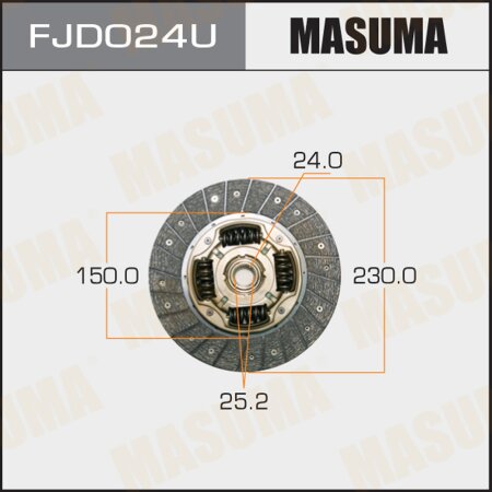 Clutch disc Masuma, FJD024U
