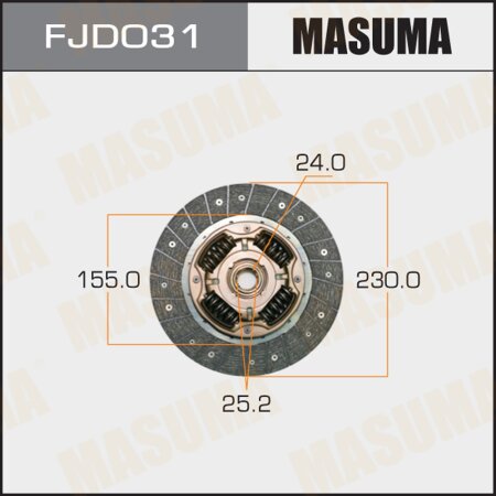 Clutch disc Masuma, FJD031