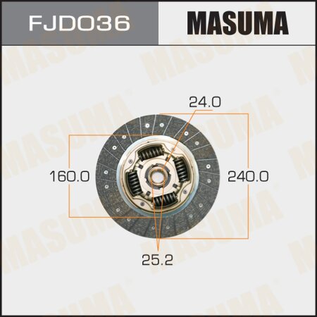 Clutch disc Masuma, FJD036