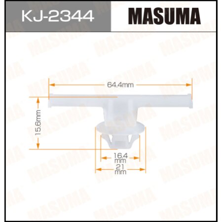 Retainer clip Masuma plastic, KJ-2344