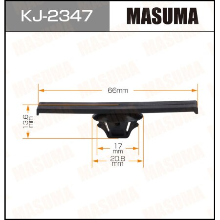 Retainer clip Masuma plastic, KJ-2347