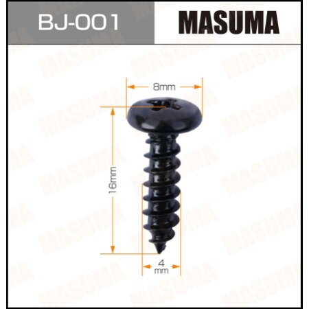 Self-tapping screw Masuma 4x16mm, set of 20pcs, BJ-001